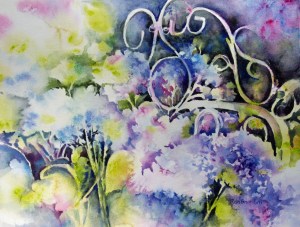 Hydrangea Gate, Lebanon, NH